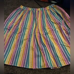Collectif rainbow skirt